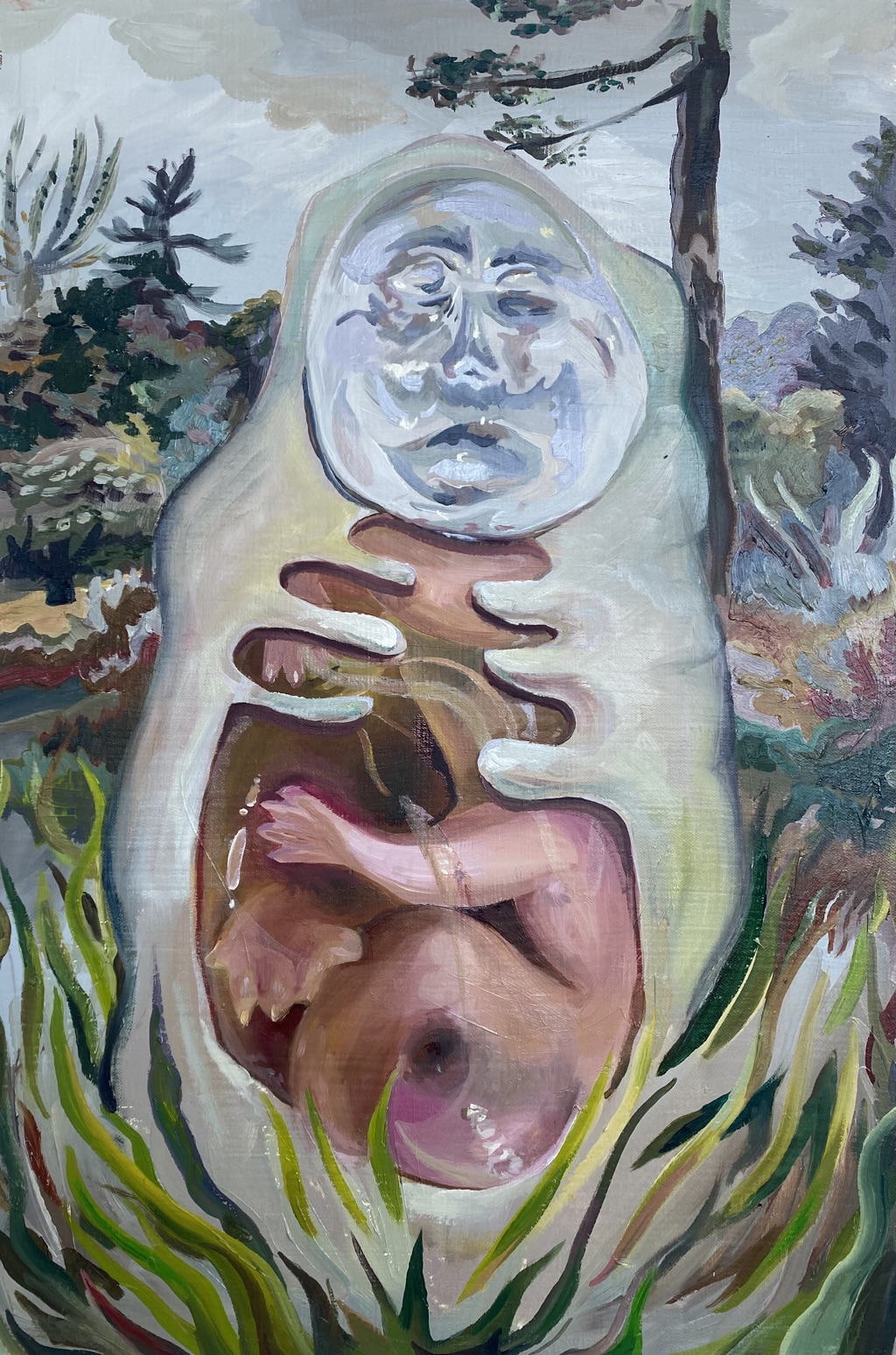 smother painting